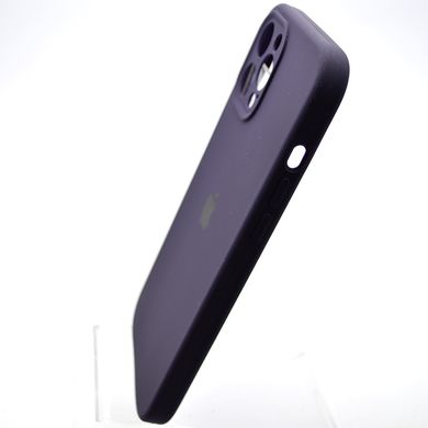 Чехол накладка Silicon Case Full camera для iPhone 12 Pro Max Elderberry