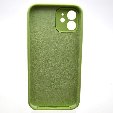 Силиконовый чехол накладка Silicon Case Full Camera для iPhone 12 Mint Green