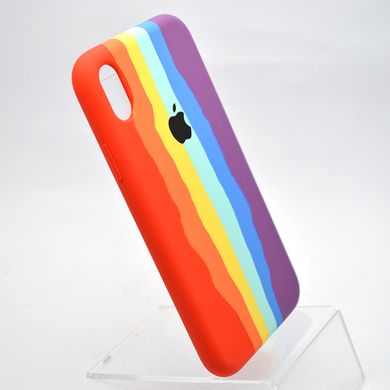 Чохол з райдужним дизайном Silicon Case Rainbow Full Camera для iPhone Xr №7