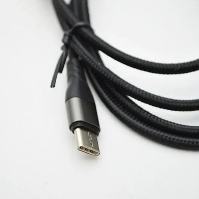 Кабель USB Veron CS06 Silicon Cable Type C 1m Black