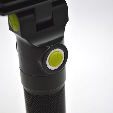 Фонарь ручной LED с магнитом на аккумуляторе и крючком Black/Черный