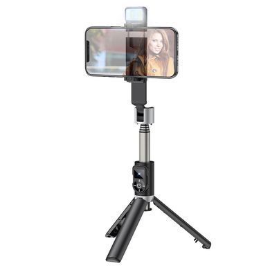 Селфі-монопод (80 см) Hoco Aluminum Broadcast Holder K16 Black (Чорний)