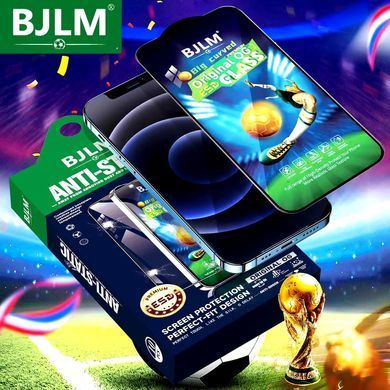Защитное стекло BJLM Football ESD Premium Glass для Apple iPhone 15 Pro Max Black
