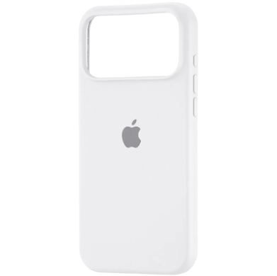 Чехол накладка Silicon Case Full Cover для Apple iPhone 17 Pro White