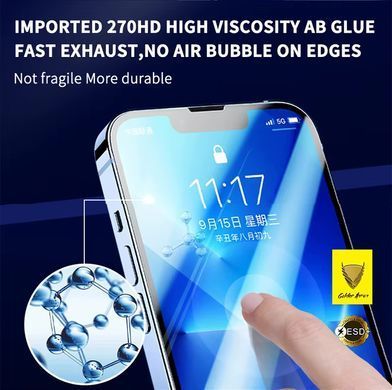 Защитное стекло OG Golden Armor для Oppo A6 Pro Black