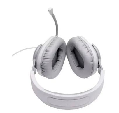 Провідні великі геймерські навушники JBL Quantum 100 White (JBLQUANTUM100WHT)