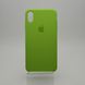 Чехол накладка Silicon Case для iPhone XS Max 6.5" Green (C)