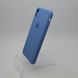 Чехол накладка Silicon Case для iPhone XS Max 6.5" Dark Blue (C)