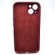 Силіконовий чохол накладка Silicon Case Full Camera для iPhone 15 Plum