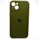 Силиконовый чехол накладка Silicon Case Full Camera для iPhone 15 Plus Pine Forest Green