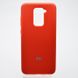 Чехол накладка Silicon Case Full Protective для Xiaomi Redmi Note 9 Red/Красный