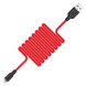 Кабель Hoco X21 Plus Silicone Lightning 2.4A 2m Червоний з чорним