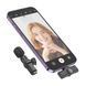 Безпровідний петличний мікрофон Borofone BFK12 Lightning Black