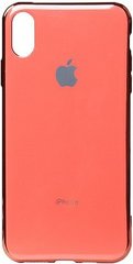 Стеклянный чехол Glass TPU Case для iPhone X/XS Red