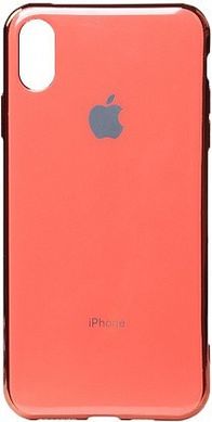 Стеклянный чехол Glass TPU Case для iPhone X/XS Red