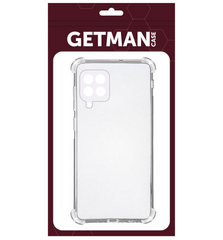 Силіконовий прозорий чохол накладка TPU WXD Getman для Samsung M53 Galaxy M536 Transparent/Прозорий