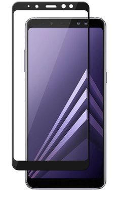 Защитное стекло Full Screen Full Glue 2.5D for Samsung A530 Galaxy A8 (2018) Black тех. пакет