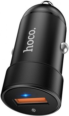 Автомобильное зарядное устройство Hoco Z32A Flash power QC3.0 Black