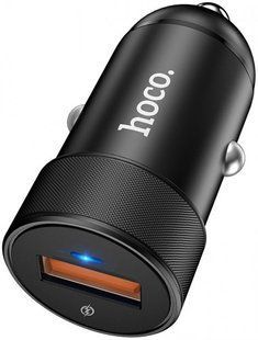 Автомобильное зарядное устройство Hoco Z32A Flash power QC3.0 Black