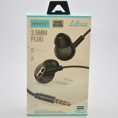 Навушники провідні з мікрофоном ANSTY E-048 3.5mm Black
