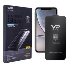 Защитное стекло Veron 3D Curved Premium для iPhone 12/iPhone 12 Pro Black