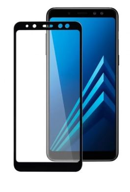 Защитное стекло Full Screen Full Glue 2.5D for Samsung A530 Galaxy A8 (2018) Black тех. пакет