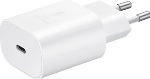 Мережевий зарядний пристрій Samsung EP-TA800NWEGRU 25W Travel Adapter White