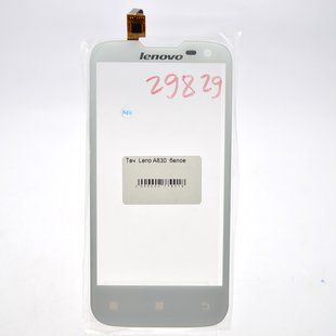 Сенсор (тачскрін) для телефону Lenovo A830 White Original