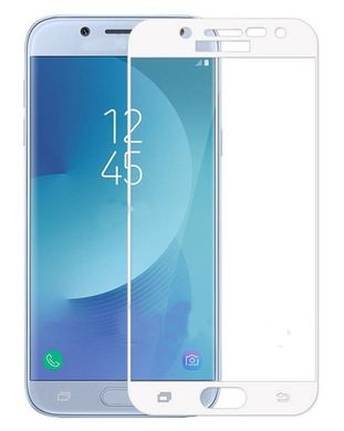 Захисне скло Full Screen Full Glue 2.5D for Samsung J530 Galaxy J5 (2017) White тех. пакет