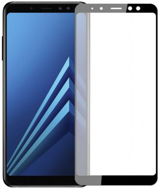 Захисне скло Full Screen Full Glue 2.5D for Samsung A530 Galaxy A8 (2018) Black тех. пакет