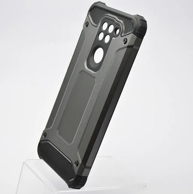 Чехол противоударный Armor Case для Xiaomi Redmi Note 9 Серый