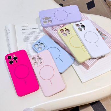 Чохол накладка Silicon Case Slim MagSafe Full Camera для Apple iPhone 14 Firefly