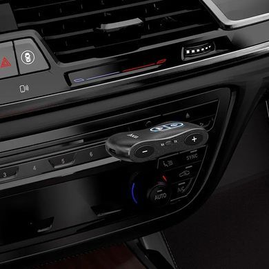 Автомобільний AUX адаптер Bluetooth Hoco E73 Pro Black (Чорний)