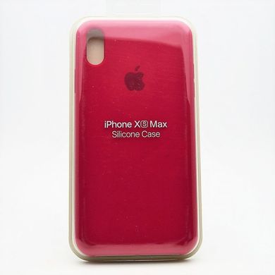 Чехол накладка Silicon Case for iPhone XS Max 6.5" Burgundy (37) Copy