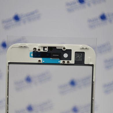 Скло LCD iPhone 7 з рамкою,OCA та сіточкою спікера White Original