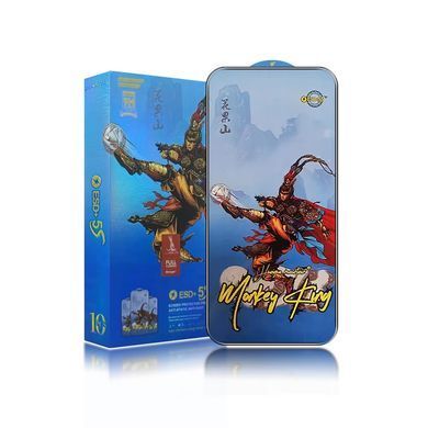 Захисне скло Monkey King ESD 5S Glass для Apple iPhone 15 Pro Max Black