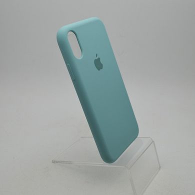 Чехол накладка Silicon Case для iPhone XR 6.1" Sea Blue (21) Copy