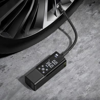 Автомобільний насос (автокомпресор) Hoco ZP7 5000 mAh Black