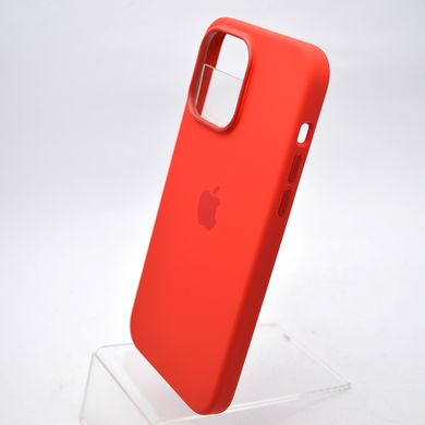 Силиконовый чехол для iPhone 14 Pro Max (6.7) Silicone Case c MagSafe Red/Красный