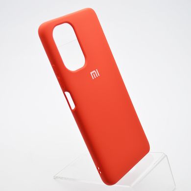Чохол накладка Full Silicon Cover for Xiaomi Poco F3 Red/Червоний