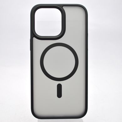 Чохол накладка Metal Buttons з MagSafe для iPhone 14 Pro Max Black/Чорний