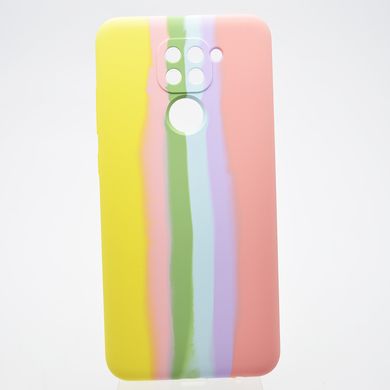 Чохол з райдужним дизайном Silicon Case Rainbow для Xiaomi Redmi Note 9 №3