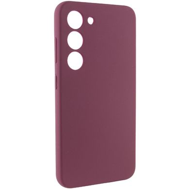 Чехол накладка Silicon Case Full Camera Lakshmi Galaxy S24 Samsung S921 Marsala/Бордовый