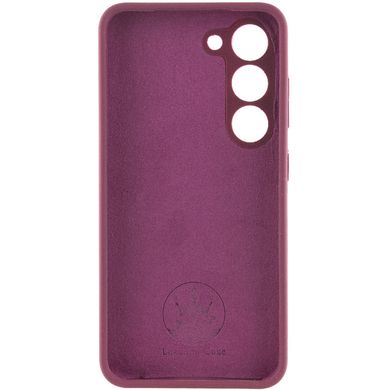 Чехол накладка Silicon Case Full Camera Lakshmi Galaxy S24 Samsung S921 Marsala/Бордовый