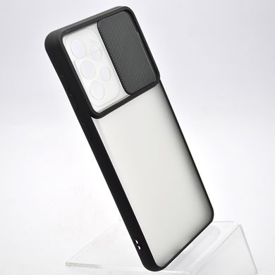 Чехол накладка TPU Camshield Matte с крышкой (шторкой) на камеру Samsung A336 Galaxy A33 Черный