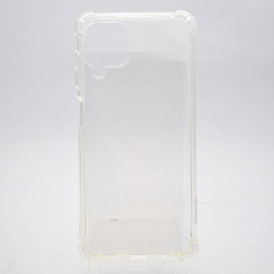 Силиконовый прозрачный чехол накладка TPU WXD Getman для Samsung A12/M12 Galaxy A125/M125 Transparent/Прозрачный