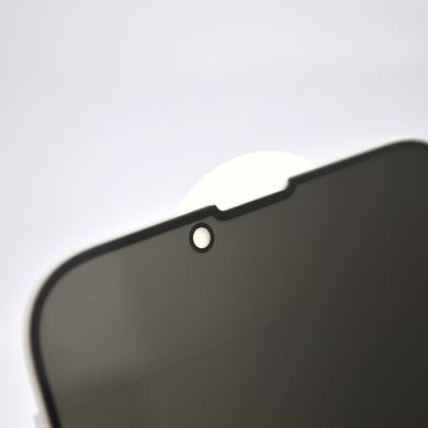 Захисне скло (антишпигун) Privacy 5D для iPhone 13 Pro Max/iPhone 14 Plus Black (тех.пак.)