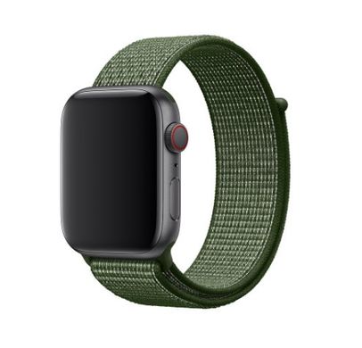 Ремешок для Apple Watch 38mm/40mm/41mm Buckle Nylon Design Khaki, Хаки