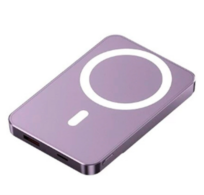 Внешний аккумулятор Power Bank A77 MagSafe 22.5W 10000mAh Purple