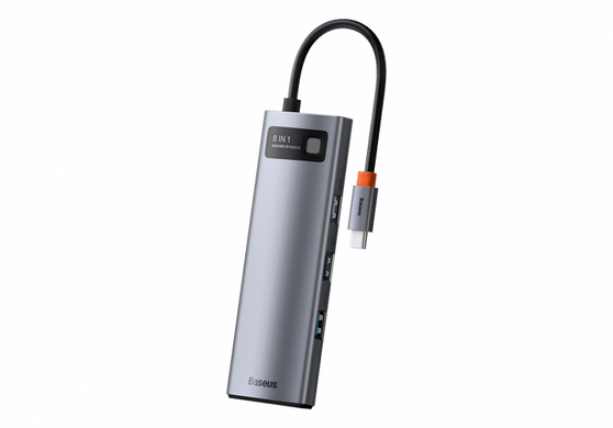 USB HUB Baseus Metal Gleam Series 7in1 Docking Station Gray WKWG02013
